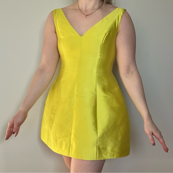 Kate Spade Vivid Yellow Mini Dress - Picture 6 of 6